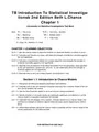 TEST BANK for Introduction to Statistical Investigations 2nd Edition by Nathan Tintle,Beth L. Chanc