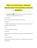 AQA A Level Sociology - Research methods Questions with Correct Answers ...