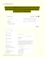 ATI PN COMPREHENSIVE EXIT EXAM 2024 RETAKE  WITH NGN QUESTIONS(ACTUAL EXAM 2024 VERSION)