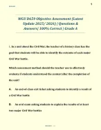 WGU D659 Objective Assessment (Latest Update 2025/ 2026) | Questions ...