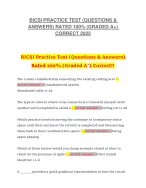 BICSI Practice Test-Retake Questions and Answers/ 2024-2025. - DocMerit