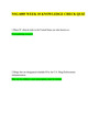 NSG 6005 WEEK 10 KNOWLEDGE CHECK QUIZ / NSG6005 WEEK 10 KNOWLEDGE CHECK QUIZ (NEW-2020)