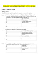 NSG 6020 WEEK 3 RESPIRATORY STUDY GUIDE (NEW)| SOUTH UNIVERSITY
