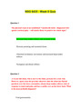 NSG 6435 Week 8 Quiz / NSG6435 Week 8 Quiz (NEW)| SOUTH UNIVERSITY| VERIFIED ANSWERS, 100% CORRECT