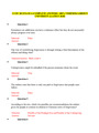 CCOU 202 EXAM 4 / CCOU202 EXAM 4 | COMPLETE ANSWERS, 100% VERIFIED | LIBERTY UNIVERSITY