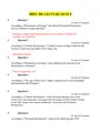 HIEU 201 Lecture Quiz 8 / HIEU201 Lecture Quiz 8 (New)| Liberty University| Complete Solution