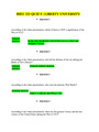 HIEU 221 QUIZ 5 / HIEU221 QUIZ 5 (NEW)| VERIFIED, 100% CORRECT| LIBERTY UNIVERSITY