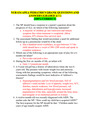 NUR 634 APEA Pediatrics Qbank Questions and Answers / NUR634 APEA Pediatrics Qbank Q&A