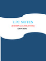 LPC NOTES ON CRIMINAL LITIGATION (NEW) | 100 % CORRECT