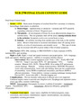 NUR 2790 FINAL EXAM CONTENT GUIDE / NUR2790 FINAL EXAM CONTENT GUIDE (NEW)| RASMUSSEN COLLEGE