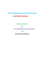 ATI PN FUNDAMENTALS PROCTORED EXAM (9 VERSIONS) (NEW)| COMPLETE DOCUMENTS | 100% CORRECT
