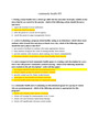 ATI COMMUNITY HEALTH PROCTORED 2019 75 Correct Questions & Answers