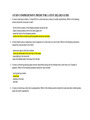 ATI RN COMPREHENSIVE PREDICTOR LATEST 2022-2023 GUIDE (180 Q's & A's)