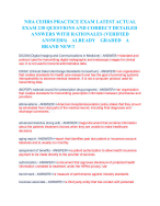NHA CEHRS PRACTICE EXAM LATEST ACTUAL EXAM 230 QUESTIONS AND CORRECT DETAILED ANSWERS WITH RATIONAL