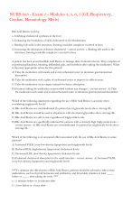 NURS 653 - Exam 2 - Modules 4, 5, 6, 7 (GI, Respiratory, Cardiac, Hematology Meds)