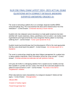 NUR 206 FINAL EXAM LATEST 2024 -2025 ACTUAL EXAM QUESTIONS WITH CORRECT DETAILED ANSWERS (VERIFIED