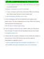 ATI PN COMPREHENSIVE PREDICTOR 2025 REAL EXAM 180 Questions And Answers.