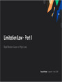 Limitation act 1963 notes