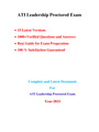 ATI PN Leadership Proctored Exam (15 Latest Versions, 2021) / PN ATI Leadership Proctored Exam / ATI PN Proctored Leadership Exam |Complete Document for A.T.I Exam|