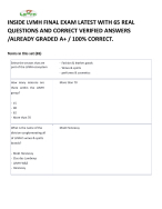 INSIDE LVMH FINAL EXAM LATEST WITH 65 REAL QUESTIONS AND CORRECT VERIFIED ANSWERS /ALREADY GRADED A