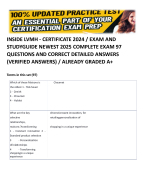 INSIDE LVMH - CERTIFICATE 2024 / EXAM AND STUDYGUIDE NEWEST 2025 COMPLETE EXAM 97 QUESTIONS AND COR