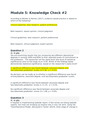 NURS 4325 Module 5 Knowledge Check 2, Nursing Research (Version 2), Verified And Correct Answers