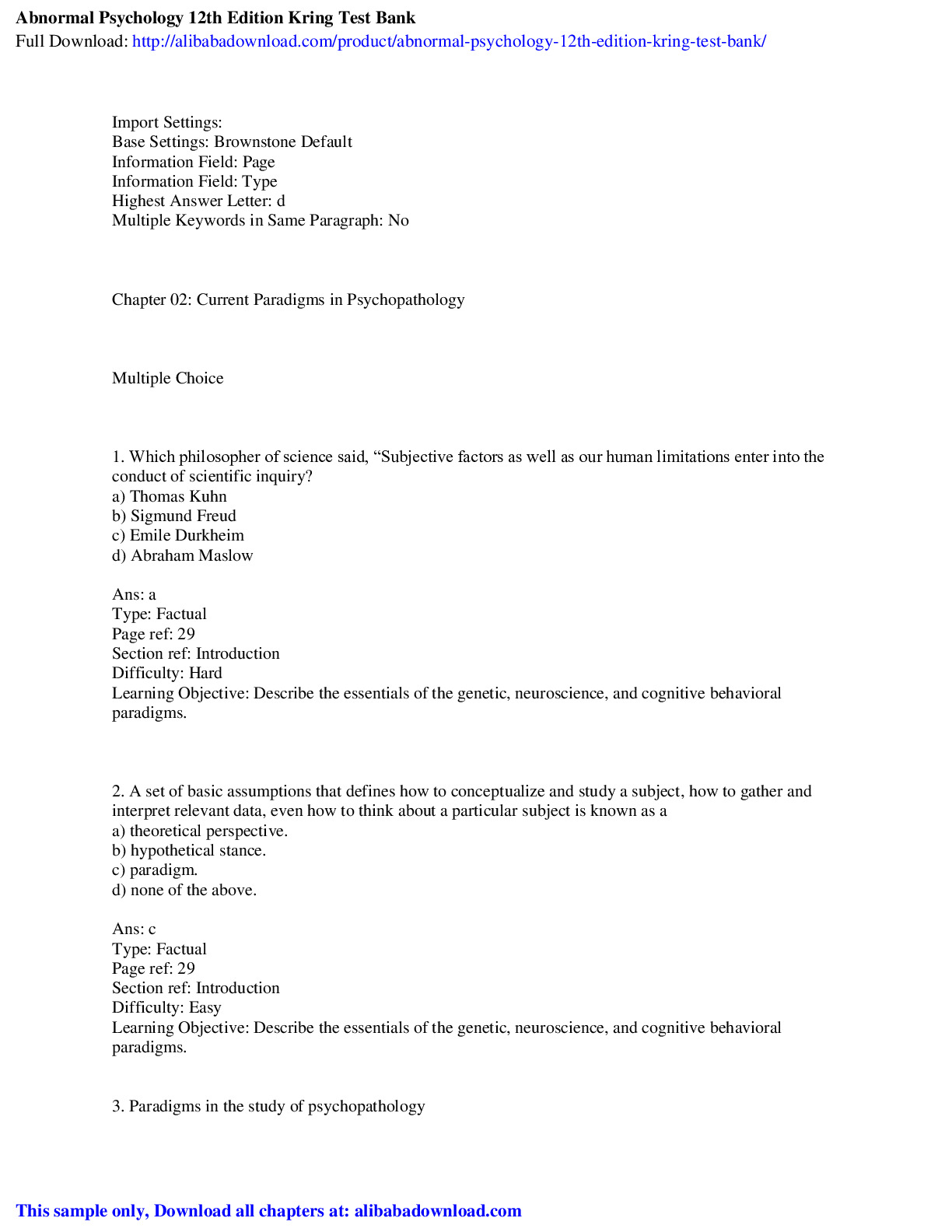 abnormal-psychology-12th-edition-kring-test-bank Complete