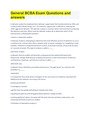 General BCBA Exam Questions and answers