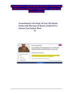 i-Human Case Study: Evaluation of Dyspnea in a 60-Year-Old Female Patient/WEEK #7 CASE STUDY