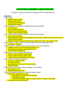 NR-302 PHYSICAL ASSESSMENT – EXAM 3 STUDY GUIDE-LATEST