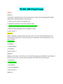 NURS 200 Final Exam Test Bank (Questions and Answers)