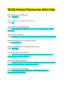 NR 508 Advanced Pharmacology Week 5 Quiz/Latest 2022/ Graded A