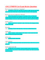 ANCC PMHNP Cert Exam Review Questions & Answers;A+Guide; Latest Updated
