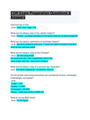 CDR Exam Preparation : Verified Questions & Answers: Latest Updated
