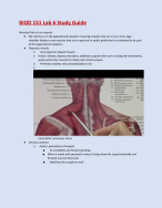 BIOD 151 Lab 6/BIOD 151 Lab 6 Study Guide/Latest Updated /Guaranteed A+ Guide