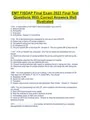 EMT FISDAP Final Exam 2023 Final Test Questions With Correct Answers ...