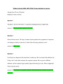INTRODUCTION TO BIOLOGY WEEK 5 EXAM (BIOL 1001)