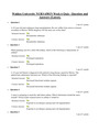 Advance pathophysiology NURS 6501N Week 6 Quiz.