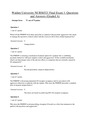 Advanced Pharmacology. FINAL EXAM 1