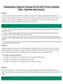 MATH 225N Statistical reasoning for health sciences. WEEK 2 STATISTICS QUIZ