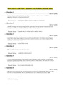 NURS 6501N Final Exam - ALL Questions and Answers(Summer 2020).