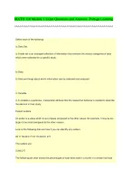 Math 110 module 1,2,3,4,5,6,7,8,9 ,10 exam questions and answers portage learning