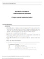 Chemical Reaction Engineering Exam #3 2023