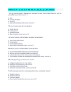 Patho 370 - CYU CH 44, 45, 47, 51, 52 || All Correct.