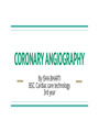 Coronary angiography