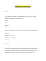 NURS 6531 Final Exam / NURS6531 Final Exam (V1)(100 Q & A):Walden university(NEW-2020/21)