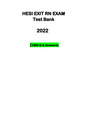 INET HESI EXIT RN EXAM TEST BANK (1000 + Questions & Answers) (New, 2023)