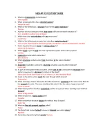 HESI A2 Anatomy and Physiology STUDY GUIDE(2 Versions)(190 Question & Answers)(New, 2024)