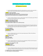 ATI Med-Surg Test Banks(135 Question & Answers)(New, 2023-2024)
