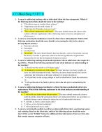 ATI Med-Surg PART B (90 Q&A) (New, 2023-2024)